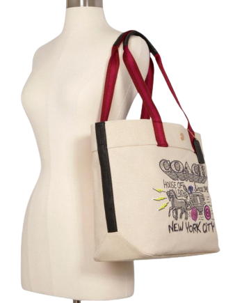 Coach Tote With Art School Graphic