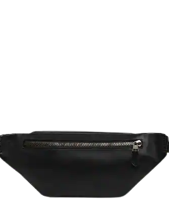 Coach Track Belt Bag In Blocked Signature Canvas