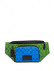 Coach Track Belt Bag In Blocked Signature Canvas