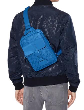 Coach Track Pack In Signature Canvas