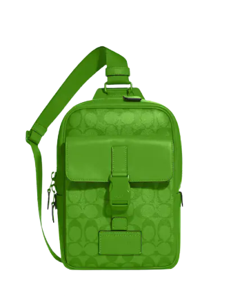 Coach Track Pack In Signature Canvas | Brixton Baker
