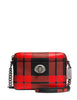 Coach Turnlock Camera Bag in Plaid Print Leather