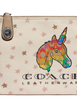 Coach Turnlock Pouch 26 With Rainbow Signature Unicorn