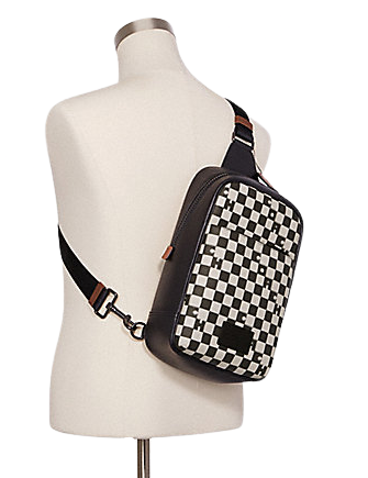 Coach Westway Pack With Checker Print