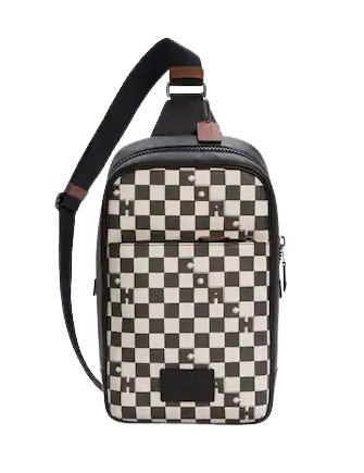 Coach Westway Pack With Checker Print