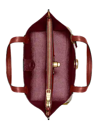 Coach Willow Tote 24 In Signature Canvas With Floral Print