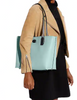 Coach Willow Tote In Colorblock With Signature Canvas Interior