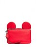 Coach Wristlet in Glove Calf Leather With Mickey Ears