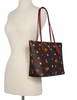 Coach Zip Top Tote In Signature Canvas With Ornament Print