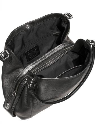 Coach Edie 31 Shoulder Bag in Metallic Leather