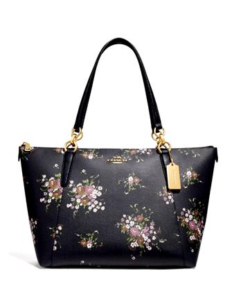 Coach Ava Tote With Floral Bundle Print