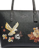Coach City Zip Tote With Tattoo Embroidery
