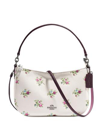Coach Chelsea Crossbody with Cross Stitch Floral Print
