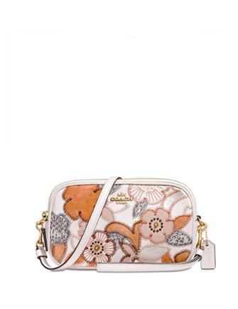 Coach Crossbody with Patchwork Tea Rose