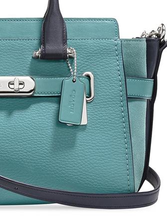 Coach Swagger 27 in Pebble Leather
