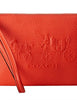 Coach Embossed Horse and Carriage Small L-Zip Wristlet