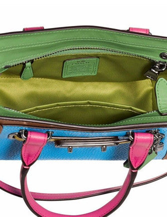Coach Swagger 21 Carryall Satchel in Rainbow