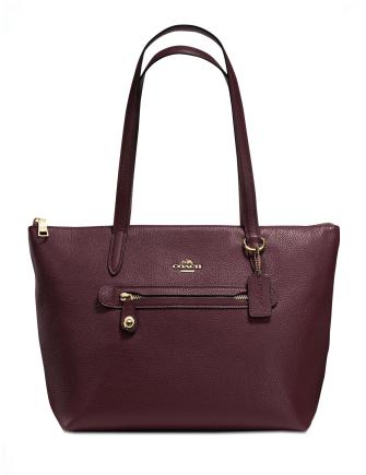 Coach Taylor Tote in Pebble Leather