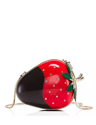 Kate Spade New York Creme de la Dipped Strawberry Clutch