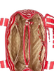 Kate Spade Maryanne Flatiron Striped Nylon Shoulder Bag