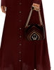 Kate Spade New York Amelia Flocked Velvet Twistlock Small Convertible Chain Shoulder Bag