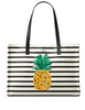 Kate Spade New York By The Pool Canvas Pineapple Mega Sam Tote