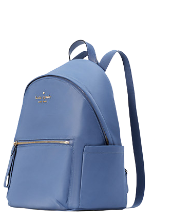 Kate Spade Medium Chelsea The Little Better Nylon Backpack Shipyard Blue