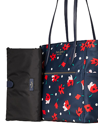 Kate spade floral diaper bag outlet