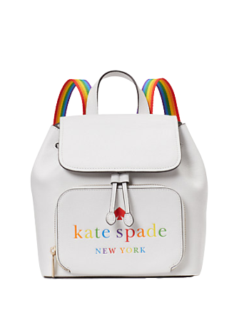 Kate Spade New York Darcy Flap Rainbow Backpack