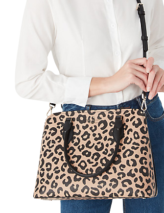 Kate Spade New York Darcy Graphic Leopard Large Satchel