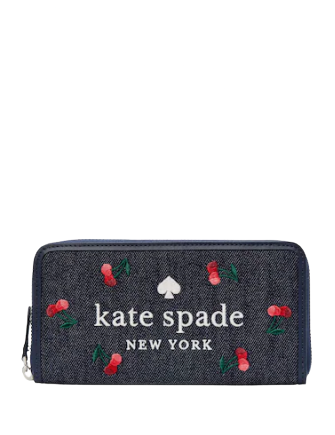 Kate Spade New York Ella Large Cherry Continental Wallet