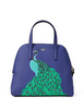 Kate Spade New York Full Plume Peacock Mega Margot Satchel