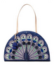 Kate Spade New York Full Plume Straw Peacock Bag