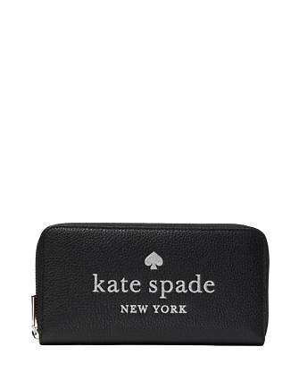 Kate Spade New York Glitter On Large Continental Wallet