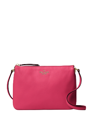 Kate Spade Dual Zip Around Crossbody Bag Lavender Pink