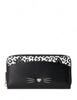 Kate Spade New York Meow Cat Large Continental Wallet