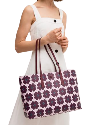 Kate Spade New York Molly Graphic Clover Large Tote