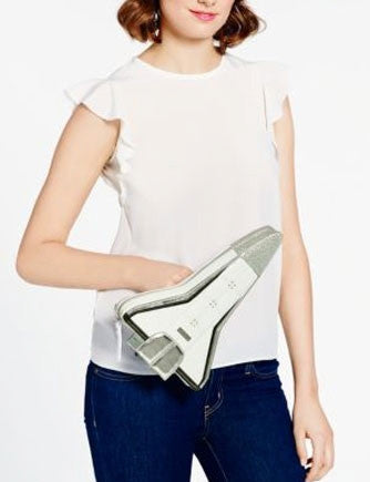 Kate Spade New York Over the Moon Rocket Clutch