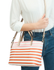 Kate Spade New York Patrice Tropical Stripe Satchel