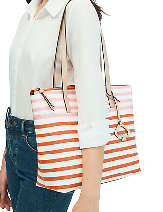 Kate Spade New York Patrice Tropical Stripe Tote