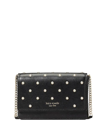 Kate Spade New York Pearl Flap Chain Wallet