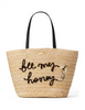Kate Spade New York Picnic Perfect Straw Bee Tote