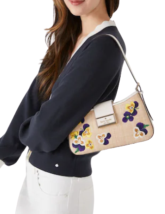 Reegan Pansy Toss Small Shoulder Bag, Kate Spade Outlet in 2023