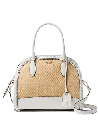 Kate Spade New York Reiley Straw Large Dome Satchel
