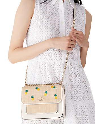 Kate Spade New York Remi Pineapple Flap Chain Crossbody