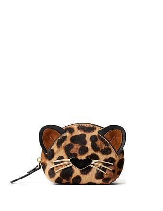 Kate Spade New York Run Wild Leopard Print Dumpling Coin Purse