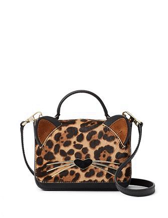 Kate Spade New York Run Wild Leopard Print Mini Janine Crossbody