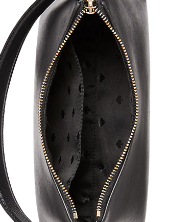New Kate Spade Sadie Small Shoulder Bag Saffiano Leather Black