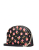 Kate Spade New York Spencer Ditsy Rose Double zip Dome Crossbody