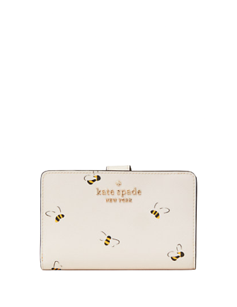 Kate Spade New York Staci Bee Medium Compact Bifold Wallet